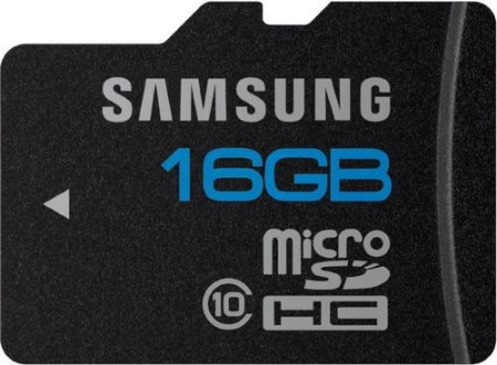 Добави още лукс Карти памети Карта памет Micro SD Samsung 16 GB Клас 10 ти плюс адаптер
